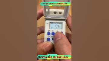 Hướng dẫn cài đặt timer hẹn giờ hàng ngày #shorts | Tu Dien DITICO