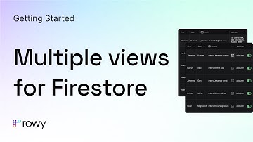 Multiple table views for Firestore collection