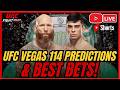 UFC Vegas 114: LIVE Picks, Predictions &amp; Best Bets | Last Minute Line Moves 3/14/26 📱