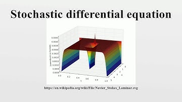 Stochastic differential equation