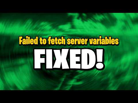 Your FiveM RP Server Migrated, Now It Fails to Fetch Server Variables?