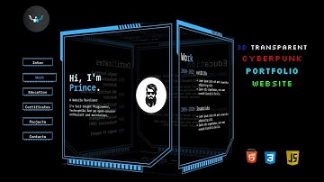 Cyberpunk 3D Personal Portfolio Website using HTML,CSS and JAVSCRIPT | The Terminal Boy