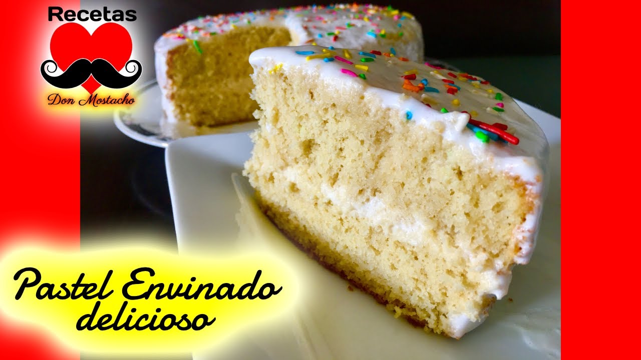 RECETA DE PASTEL ENVINADO | PASTEL ENVINADO FACILÍSIMO | cómo hacer pastel  envinado - YouTube