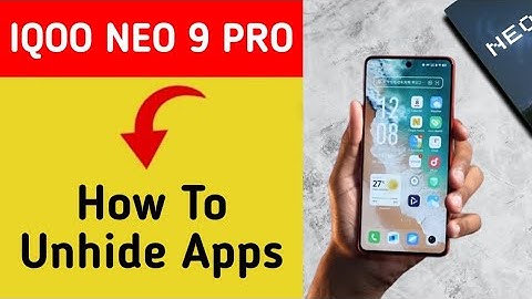 how to unhide apps in IQOO Neo 9 Pro, IQOO Neo 9 Pro me app unhide kaise kare