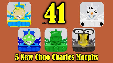 Update 41 | How to get ALL 5 New CHOO CHOO CHARLES Morphs! [ Roblox ]