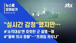 [뉴스룸 모아보기] "월북 의사 밝힌 정황"…시신 훼손 여부엔 "불명확" / JTBC News