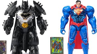New Spinmaster Superman, Batman, Braniac metal force figures revealed in stock
