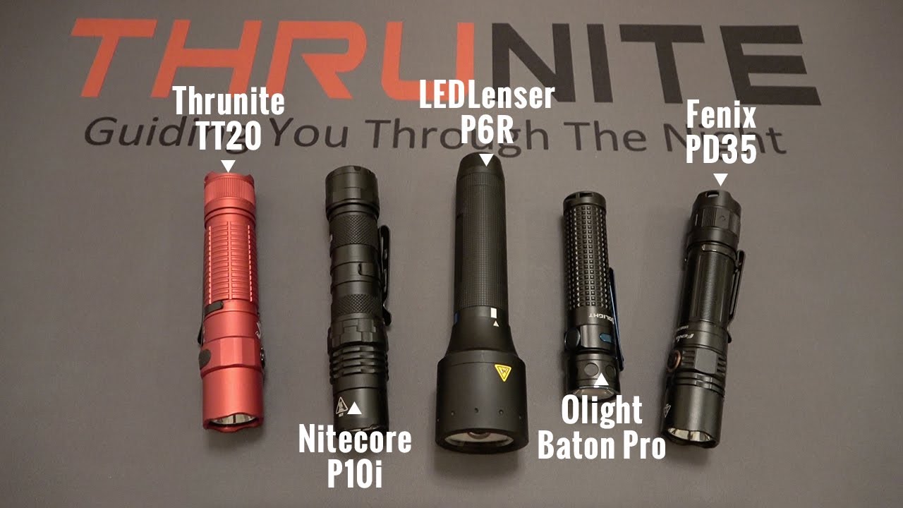 Explaining Flashlight LED Colors Purpose (Thrunite, Olight, Fenix, LedLenser, & Nitecore) - YouTube