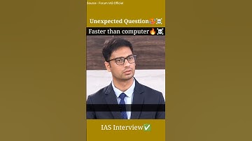 Mathematical calculations 🔥☠️ Viswa Varddhan IAS Interview🔥 UPSC Interview | IAS Officer