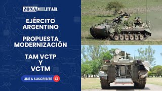 El Ejército Argentino analiza propuestas para la modernización de sus vehículos TAM VCTP y VCTM