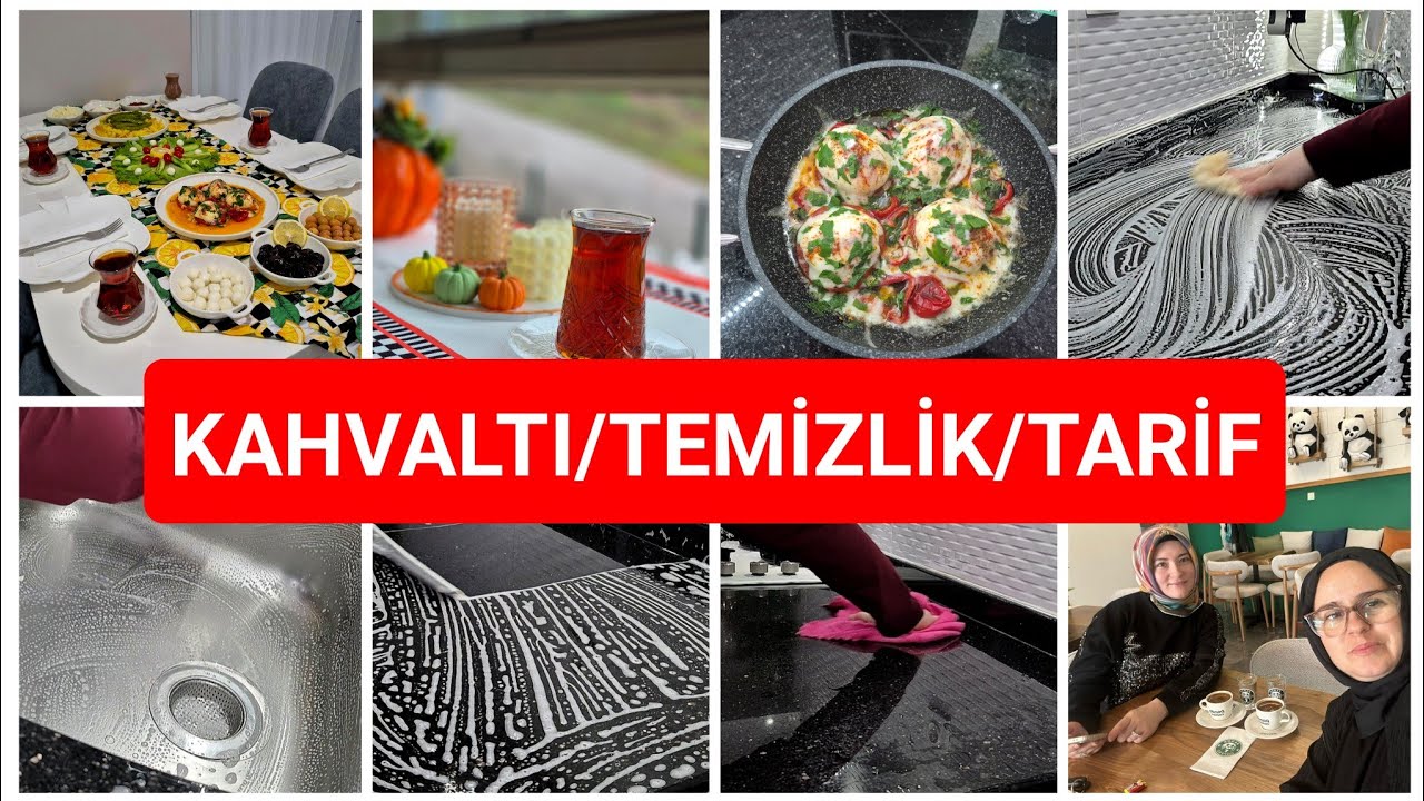‼️SUNUMLU KAHVALTI HAZIRLIĞI👌💯MUTFAK TEMİZLİĞİ👈YUMURTA TARİFİ🤌ARKADAŞIMLA BULUŞTUK NERELERE GİTTİK❓️