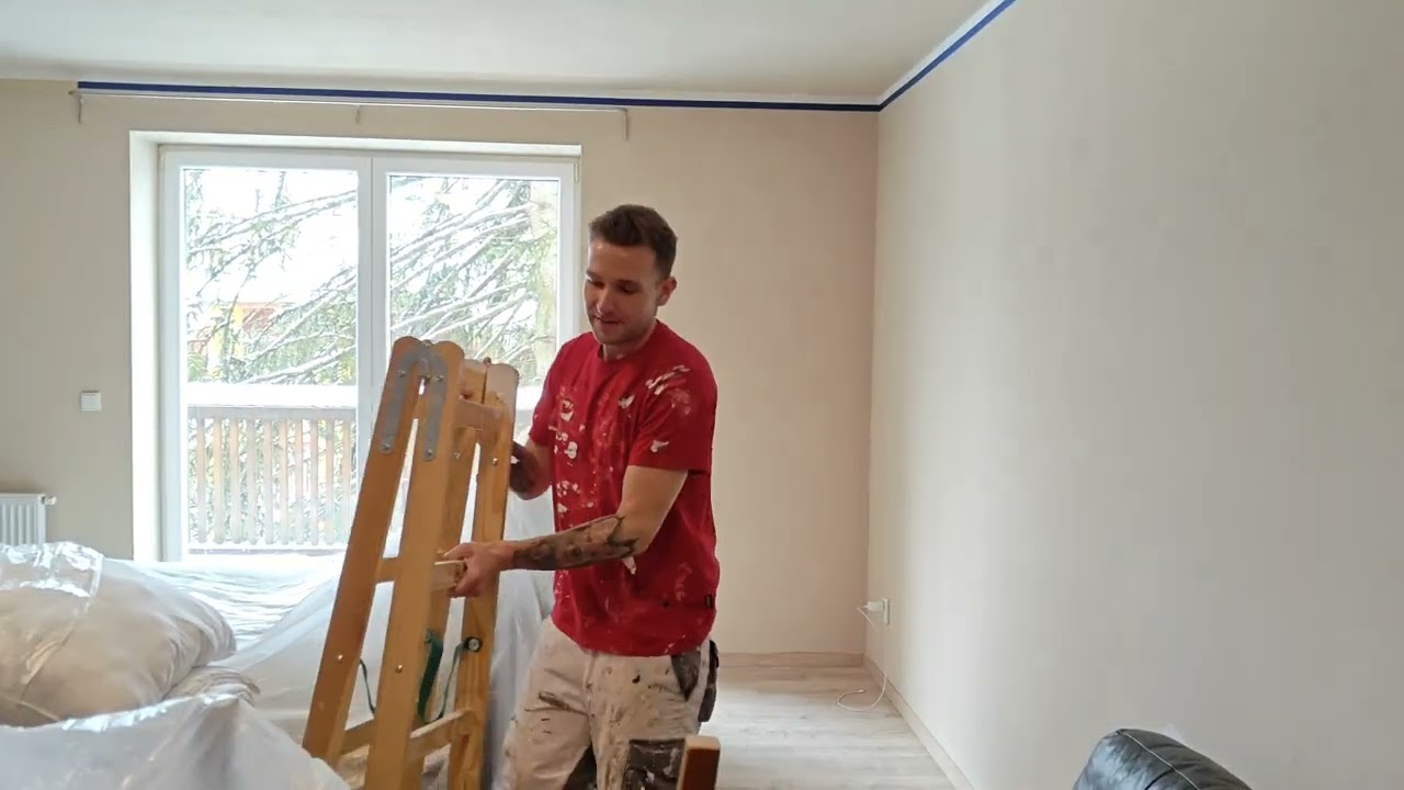 Oprava po malíři na Lipně 