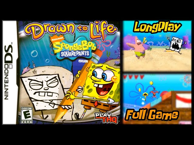 Drawn To Life Spongebob Squarepants Edition Nintendo DS Game 