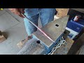 Forging a disappearing hot punch