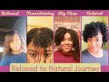 Relaxed To Natural Hair Journey (In Pictures)