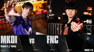 MKOI vs FNC | WORLDS 2025 | Swiss | Game 01 | Movistar KOI vs Fnatic