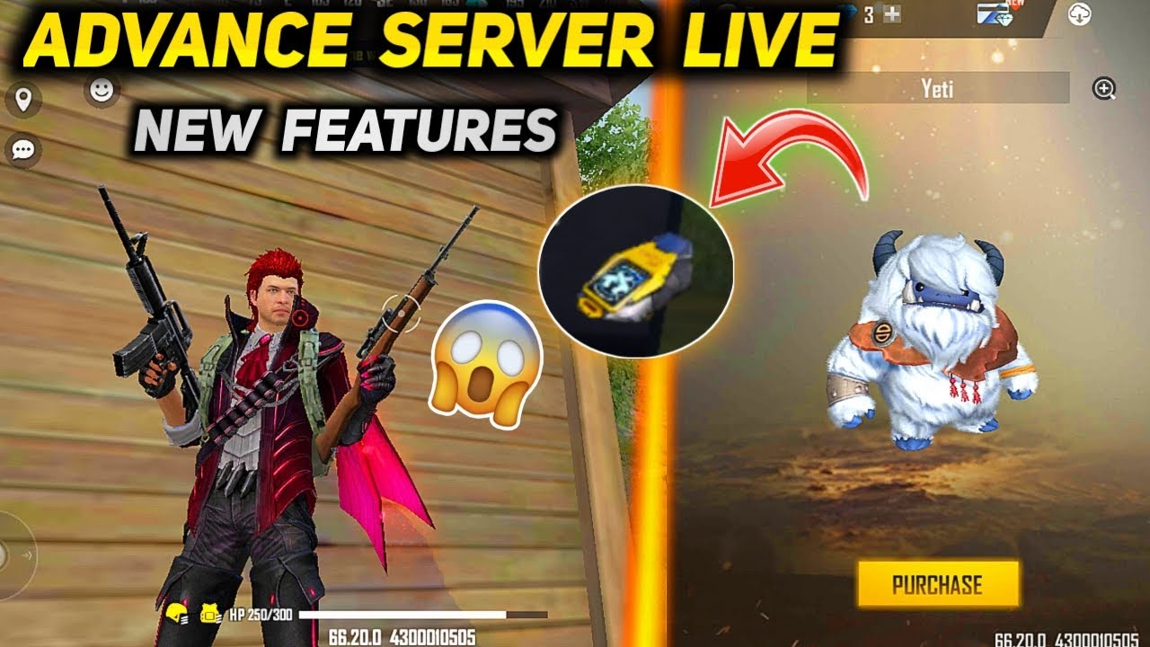Free Fire Advance Server Live - New Map, All Guns Akimbo, New Pet