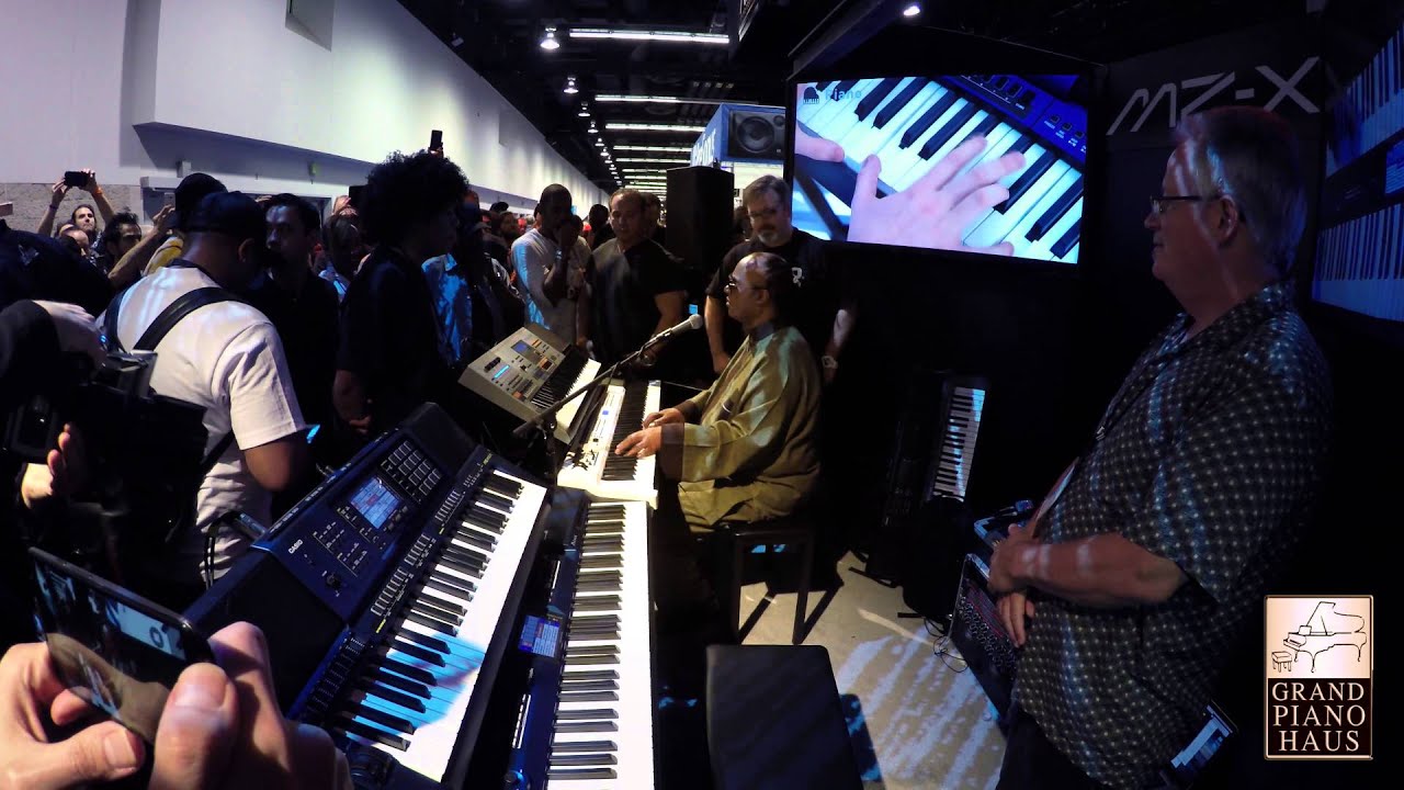 Stevie Wonder NAMM 2016 in beautiful 4K