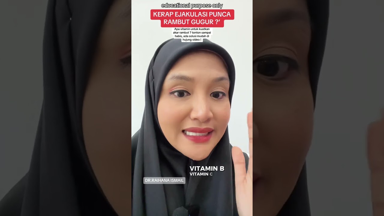 Kerap ejakulasi punca rambut gugur ?