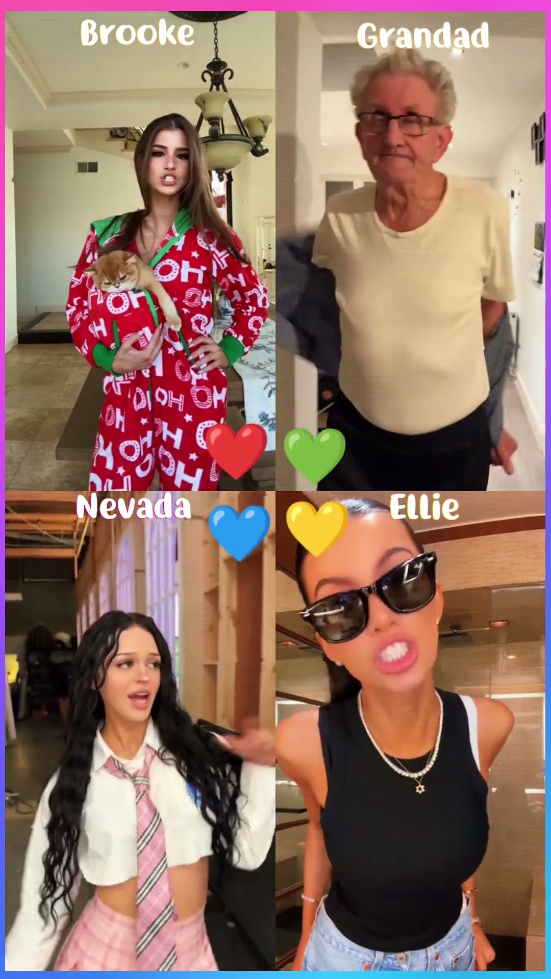 Brooke x Grandad x Nevada x Ellie #shorts #dance #tiktok