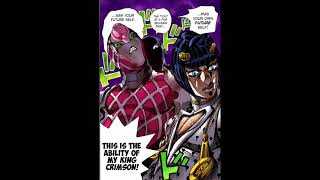 King Crimson/ Diavolo leitmotif - JJBA leitmotif manga