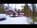 Таёжный быт. Начало ремонта избы. 2 серия. (Поход 19-20 марта 2023)