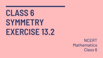 Symmetry Ex 13.2 Solutions | NCERT Maths Class 6