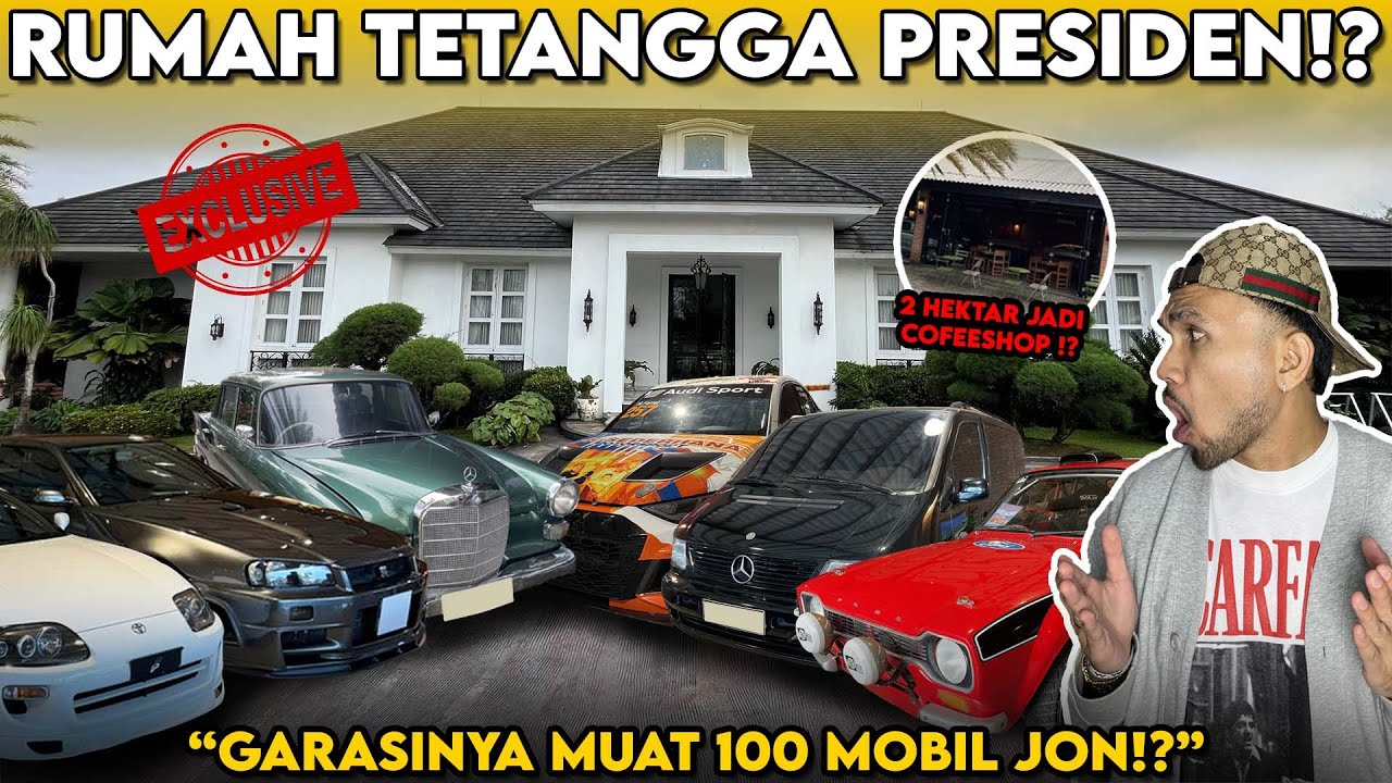 GELEDAH RUMAH TETANGGA PRESIDEN‼️ GARASINYA MUAT 100 MOBIL JON⁉️