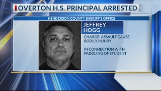 AFFIDAVIT: Overton principal arrested after paddling student leads to ‘substantial bruising’