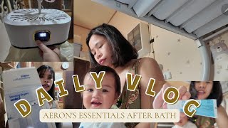 DAILY LIFE! ESSENTIALS NI AERON AFTER MALIGO | HANGING DRYERS | eloisavlogs