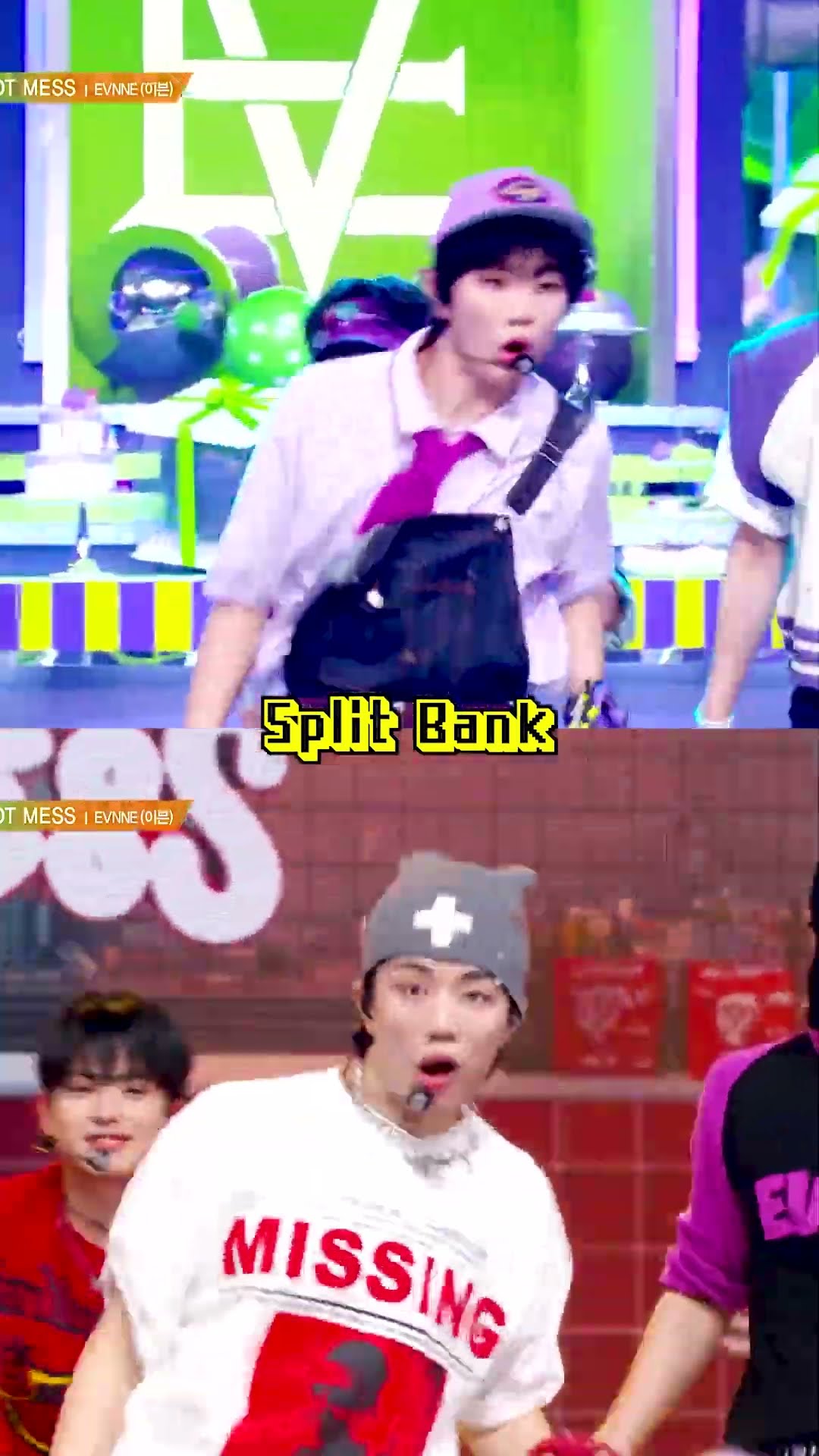 EVNNE - HOT MESS #SplitScreen #SplitBank #MusicBank #Shorts | KBS WORLD TV