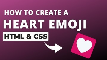 How to create a heart in html & css | heart in css #html #css #howto