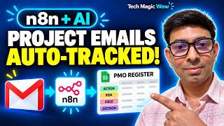 Automate Project Email Tracking with n8n + AI | Gmail to Google Sheets