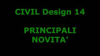 Novità CIVIL Design 14 - 01 Principali novità