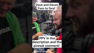 DEVON LARRATT VS DAVE CHAFFEE FACE TO FACE #armwrestling #power #gym