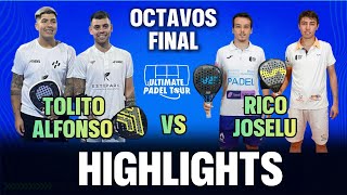 Ultimate Padel Tour La Coruña: Tolito y Alfonso vs Rico y Joselu  Octavos de Final | Highlights