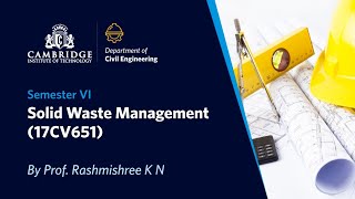 Construction & Demolition Waste Management - 17CV651 - SOLID WASTE MANAGEMENT