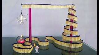 Amazing match chain reaction | fire dominos effects |