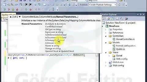 ASP.net MVC Framework Görsel Eğitim Seti Türkçe Video gorselogretim.com