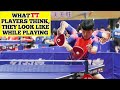 Top Table Tennis Trickshots Compilation | TT players looks while playing | Amazing TT Moments