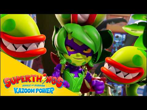 ¡NUEVO! ¡Conoce a... SINISTRAP, la mala hierba más siniestra 😈! | SUPERTHINGS |  Vídeos para niños