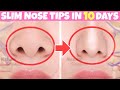 Slim nose tips exercises make nose tips smaller sharper  fix fat round nose