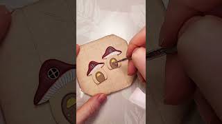 Mushroom Cottage Polymer Clay Cutter #polymerclaytools #polymerclaytutorial #spring #cottagecore