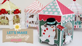 Carousel Music Box Made with @Scrapdivadesigns Die Set