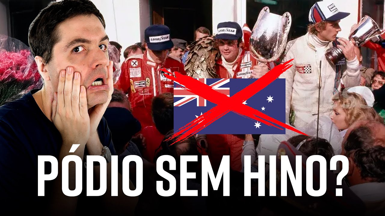 Não tinha hino nacional pra tocar no pódio da F1! #formula1 #alanjones #racing #automobilismo
