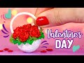 МИНИ БУКЕТ РОЗ на ДЕНЬ ВЛЮБЛЕННЫХ❤️ КАК СЛЕПИТЬ Valentine's day из ПОЛИМЕРНОЙ ГЛИНЫ / Анна Оськина