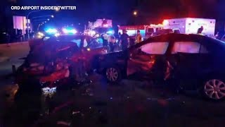 Some O'Hare rideshare drivers have seen crashes, fights in crowded designated lot