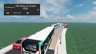 Bus 206 direction Noisy Les Grand RER