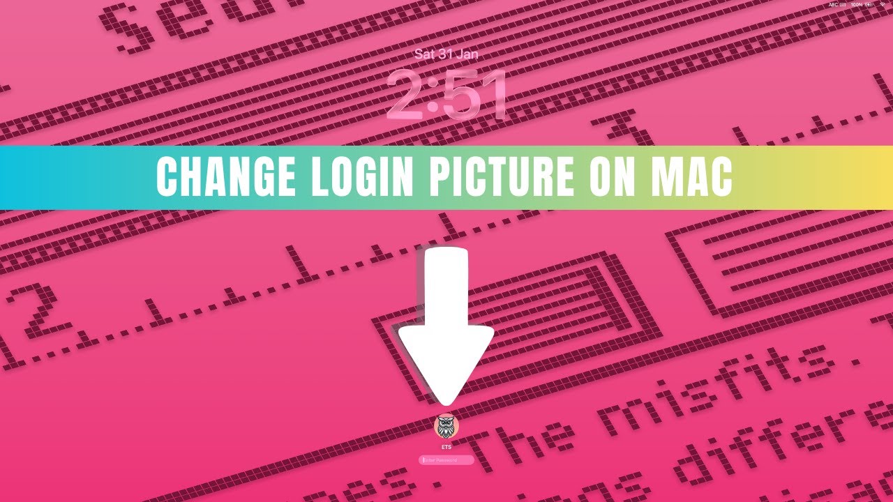 How to Change User Profile Photo to Custom Image - macOS Tahoe - YouTube
