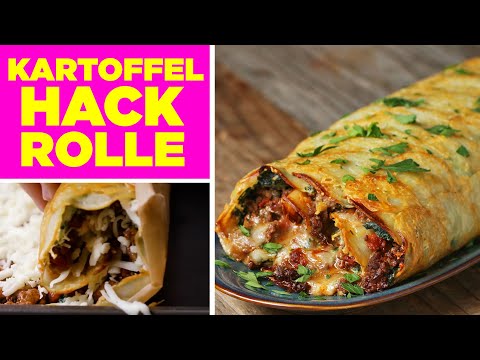 Video: Kartoffelrolle Mit Hackfleisch